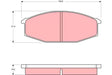Brake Pad Set, Disc Brake GDB190DT - TRW