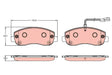 Brake Pad Set, Disc Brake GDB1910 - TRW