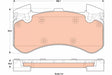 Brake Pad Set, Disc Brake GDB1911 - TRW