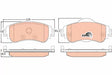 Brake Pad Set, Disc Brake GDB1917 - TRW