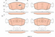 Brake Pad Set, Disc Brake GDB1921 - TRW