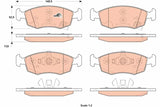 Brake Pad Set, Disc Brake GDB1921 - TRW
