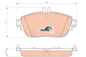 Brake Pad Set, Disc Brake GDB7932DT - TRW