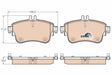 Brake Pad Set, Disc Brake GDB1933 - TRW