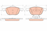 Brake Pad Set, Disc Brake GDB193 - TRW - Brake Pads - TRW
