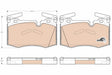 Brake Pad Set, Disc Brake GDB1948 - TRW