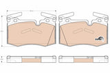 Brake Pad Set, Disc Brake GDB1948 - TRW