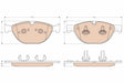 Brake Pad Set, Disc Brake GDB1963 - TRW