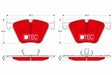 Brake Pad Set, Disc Brake GDB1964DTE - TRW