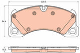 Brake Pad Set, Disc Brake GDB1969 - TRW