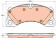 Brake Pad Set, Disc Brake GDB1996 - TRW