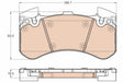 Brake Pad Set, Disc Brake GDB1976 - TRW