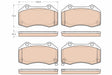 Brake Pad Set, Disc Brake GDB197 - TRW