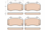 Brake Pad Set, Disc Brake GDB197 - TRW - Brake Pads - TRW