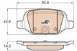 Brake Pad Set, Disc Brake GDB1981 - TRW