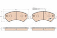 Brake Pad Set, Disc Brake GDB1982 - TRW
