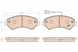 Brake Pad Set, Disc Brake GDB1982 - TRW - Brake Pads - TRW