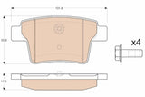 Brake Pad Set, Disc Brake GDB1988 - TRW