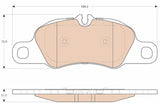 Brake Pad Set, Disc Brake GDB199 - TRW - Brake Pads - TRW
