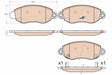 Brake Pad Set, Disc Brake GDB2006 - TRW
