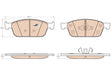 Brake Pad Set, Disc Brake GDB2009DT - TRW