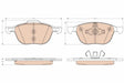 Brake Pad Set, Disc Brake GDB2011 - TRW
