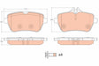 Brake Pad Set, Disc Brake GDB2014 - TRW