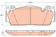Brake Pad Set, Disc Brake GDB2020 - TRW