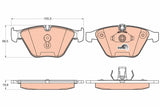 Brake Pad Set, Disc Brake GDB2021 - TRW - Brake Pads - TRW