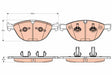 Brake Pad Set, Disc Brake GDB2026 - TRW
