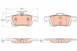 Brake Pad Set, Disc Brake GDB2033 - TRW