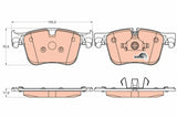Brake Pad Set, Disc Brake GDB2035 - TRW