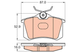 Brake Pad Set, Disc Brake GDB204 - TRW - Brake Pads - TRW