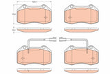 Brake Pad Set, Disc Brake GDB2045 - TRW - Brake Pads - TRW