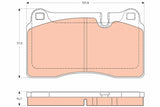 Brake Pad Set, Disc Brake GDB2048 - TRW