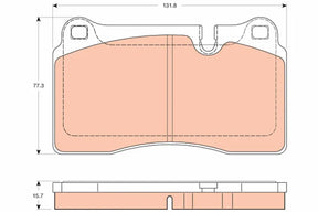 Brake Pad Set, Disc Brake GDB2048 - TRW