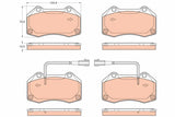 Brake Pad Set, Disc Brake GDB2049 - TRW - Brake Pads - TRW