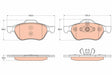 Brake Pad Set, Disc Brake GDB2053 - TRW