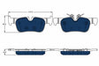 Brake Pad Set, Disc Brake GDB2063 - TRW