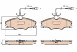 Brake Pad Set, Disc Brake GDB2064 - TRW - Brake Pads - TRW