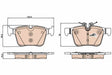 Brake Pad Set, Disc Brake GDB2071 - TRW