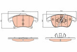 Brake Pad Set, Disc Brake GDB2075 - TRW - Brake Pads - TRW