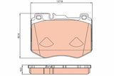 Brake Pad Set, Disc Brake GDB2081 - TRW - Brake Pads - TRW