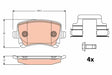 Brake Pad Set, Disc Brake GDB2083 - TRW