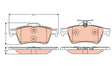 Brake Pad Set, Disc Brake GDB2086 - TRW