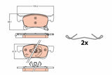 Brake Pad Set, Disc Brake GDB209 - TRW - Brake Pads - TRW