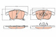 Brake Pad Set, Disc Brake GDB2092 - TRW
