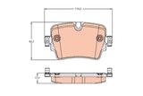 Brake Pad Set, Disc Brake GDB2095 - TRW - Brake Pads - TRW