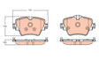 Brake Pad Set, Disc Brake GDB2098 - TRW