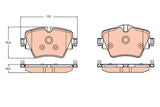 Brake Pad Set, Disc Brake GDB2098 - TRW - Brake Pads - TRW